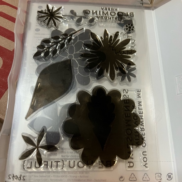 Stampin Up Flower Patch Rubber Stamps - Picture 3 of 3